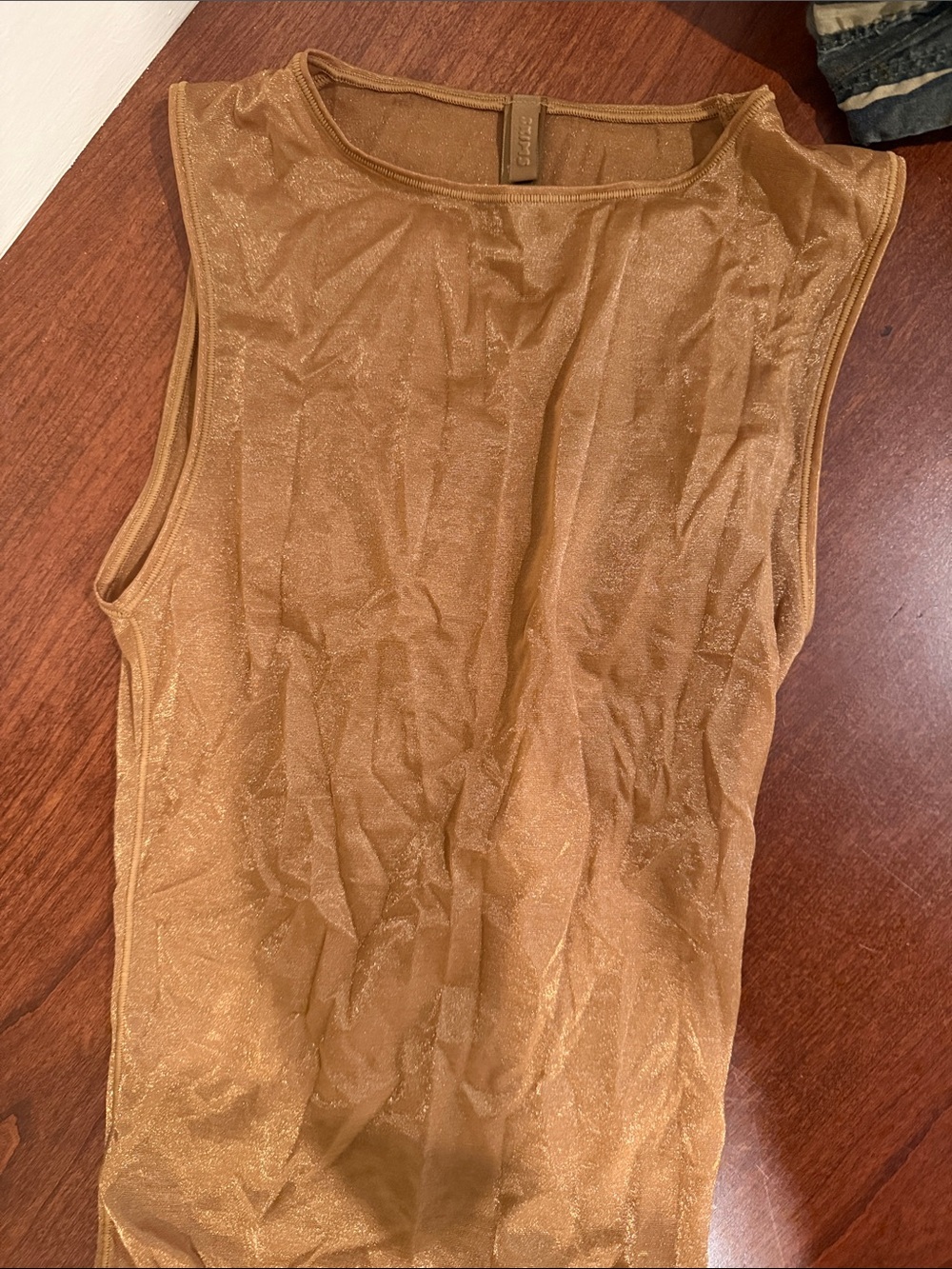 Skims gold bodysuit